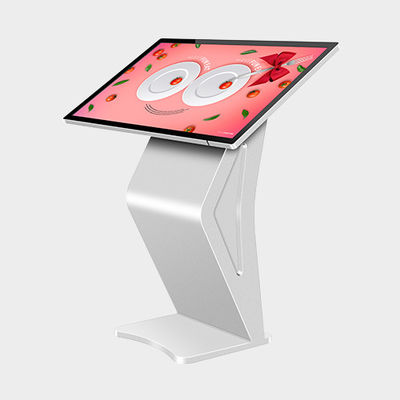 หน้าจอสัมผัสแบบตั้งพื้น Android Signage Digital Signage ขนาด 55 &#39;&#39; ขนาดเล็ก Capacitive Multi Touch