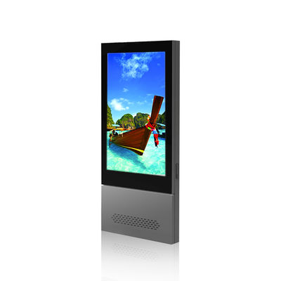 65 นิ้ว Outdoor All aluminum ความสว่างสูง Digital Signage