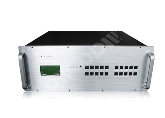 ตัวประมวลผลผนังวิดีโอ 3x2 ความปลอดภัยกล้องวงจรปิดระบบ Windows VGA DVI HDMIx2 1920X1080p