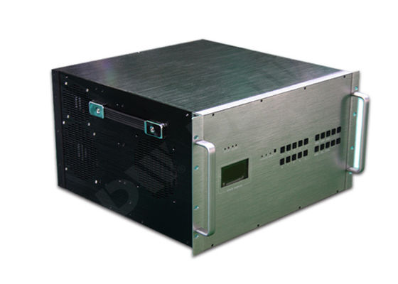 ตัวประมวลผลผนังวิดีโอ 3x2 ความปลอดภัยกล้องวงจรปิดระบบ Windows VGA DVI HDMIx2 1920X1080p
