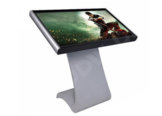 การโฆษณาบนหน้าจอสัมผัสแสดงตู้มัลติมีเดีย 50 / 60HZ WLED Backlit ประเภท DDW-AD4301SNT
