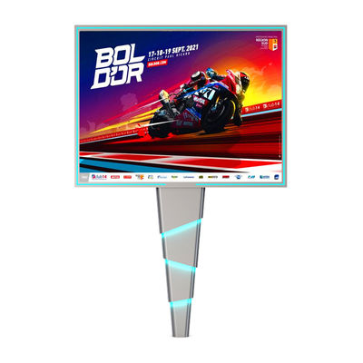 การออกแบบแบบสุดยอด 8000nits เหล็ก p6 กันน้ํา IP65 ดิจิตอลภายนอก LED ลงโฆษณา