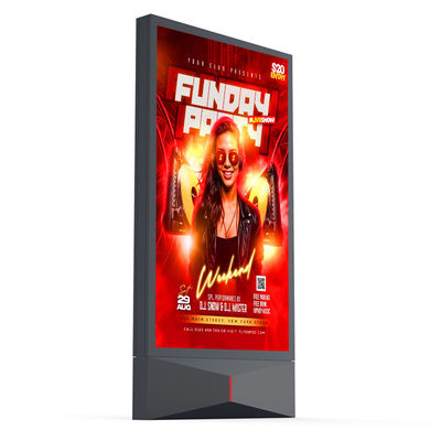 IP65 กันน้ํา 3840hz P4 P5 P6 P8 P10 10000nits มูพีดิจิตอลภายนอกป้าย LED ดิจิตอล