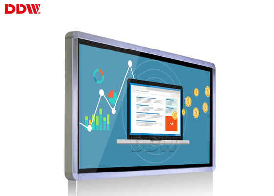 จอแสดงผล LCD โปร่งใส 32 "Digital Signage Shell Shell Shinning Black Network Wifi โมดูล 3g / 4g