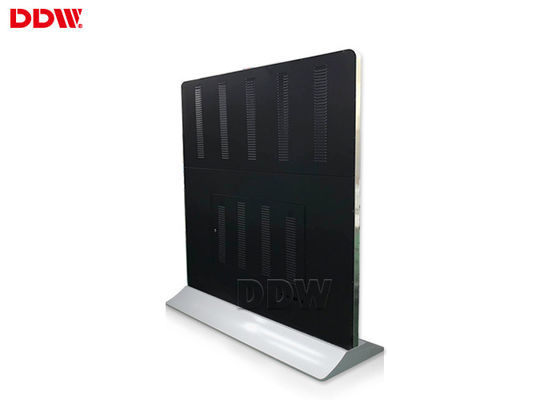 65 นิ้วสัมผัสยืนอยู่คนเดียวป้ายดิจิตอลแสดงผลโฆษณา lcd ภูมิทัศน์