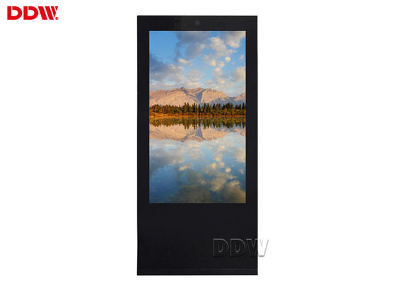 จอแสดงผลป้ายดิจิตอลในร่มสองด้าน 98 นิ้วใบรับรอง FCC / RoHS DDW-AD9801S