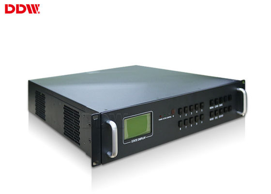 ตัวควบคุมกำแพงวิดีโอ 3x3 HDMI รองรับการจัดการฉาก / ฟังก์ชั่นเรียกคืนหลายครั้ง DDW-VPH0708