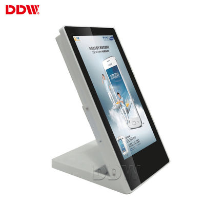 700 Nits Touch Screen Digital Signage 15.6 '' Table Top Advertising Display สำหรับ Cafe
