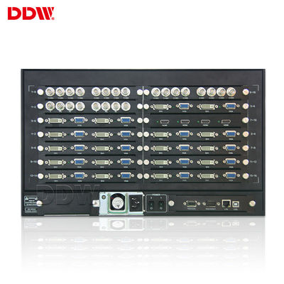 ตัวควบคุมเมทริกซ์วิดีโอ 32 บิต 2x3, 1080P RS232 IP Control Video Wall Multiplexer
