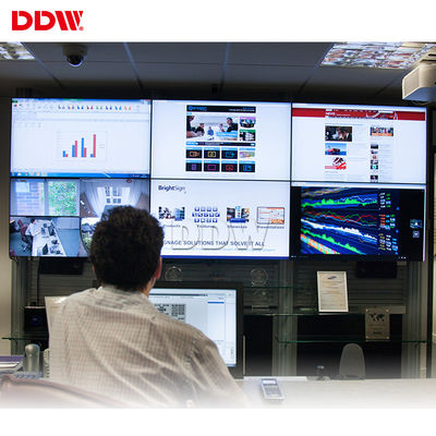 กล่องควบคุมผนังวิดีโอ LCD 4K Dp 4K DVI อินพุต HDMI SD Android IOS Control 32 บิต